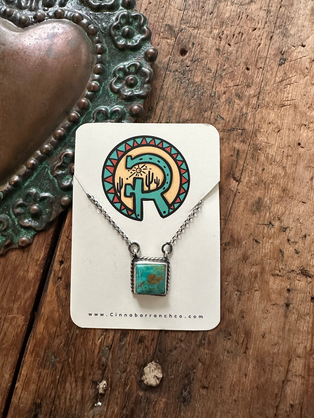 Kingman Square Necklace