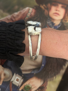 White Buffalo Cuff Style Bracelet