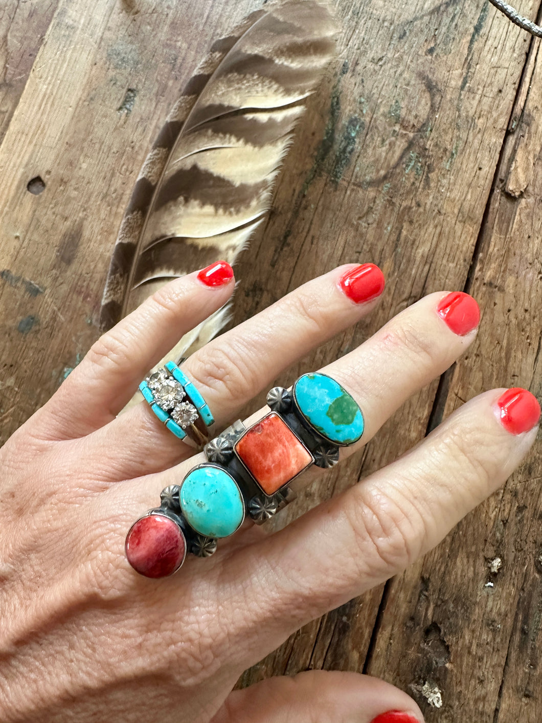 Multi Stone Statement Ring